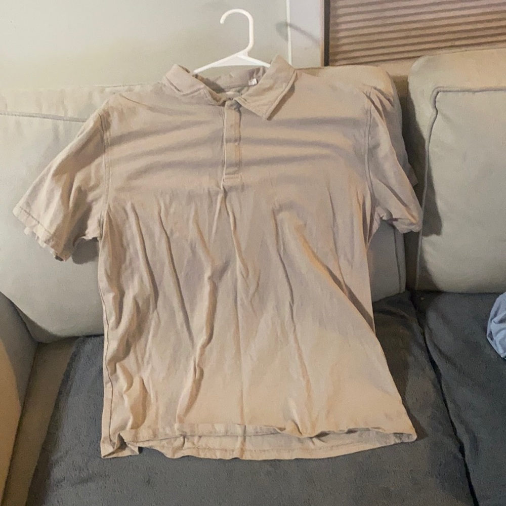Never been worn beige polo - just needs an ironing!